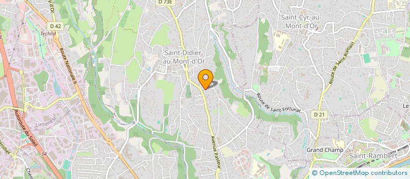 localisation de l'entreprise SCI LA DIBONA  SAINT-DIDIER-AU-MONT-D'OR