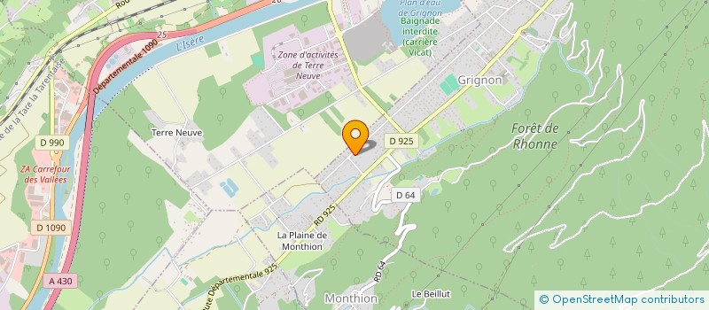 localisation de l'entreprise SCI LA DIGUE  ALBERTVILLE