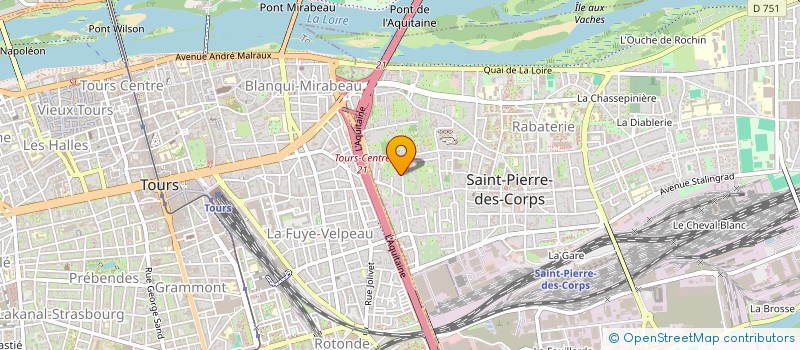 localisation de l'entreprise SCI LA DIGUE  SAINT-PIERRE-DES-CORPS