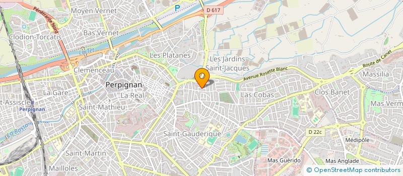 localisation de l'entreprise SCI LA DIGUE  PERPIGNAN