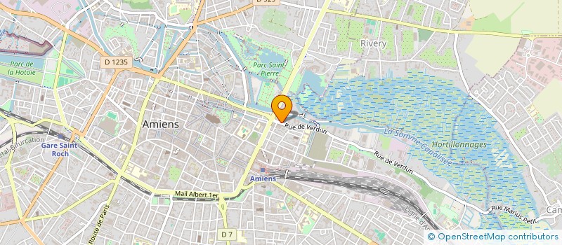 localisation de l'entreprise SCI LA DIGUE DU CANAL à AMIENS
