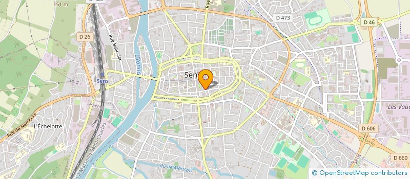 localisation de l'entreprise SCI LA DIJONAISE à SENS
