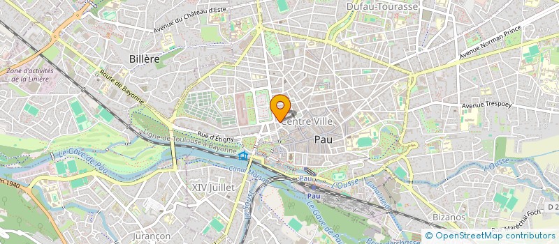 localisation de l'entreprise SCI LA DILETTANTE à PAU