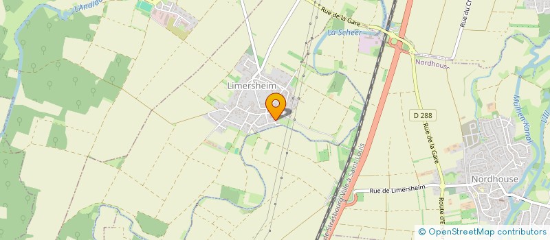 localisation de l'entreprise SCI LA DILIGENCE  LIMERSHEIM