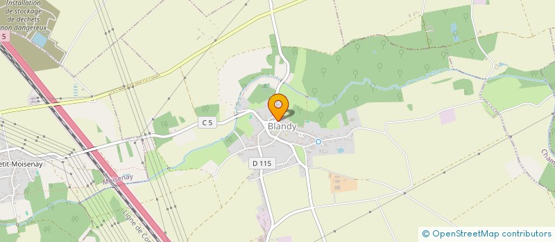 localisation de l'entreprise SCI LA DIME  BLANDY