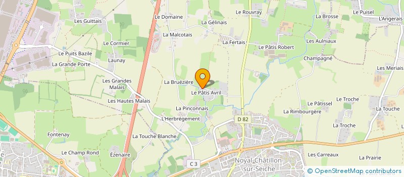 localisation de l'entreprise SCI LA DINARDAISE 35  NOYAL-CHATILLON-SUR-SEICHE