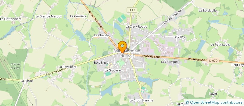localisation de l'entreprise SCI LA DISTILLERIE à SAINT-GERMAIN-DU-BOIS