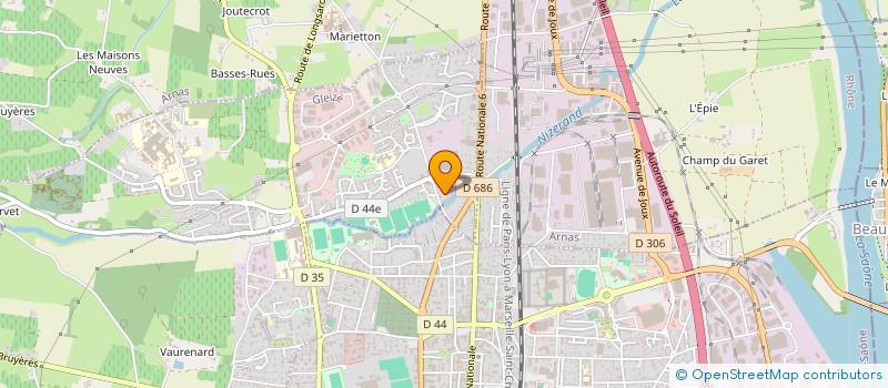 localisation de l'entreprise SCI LA DISTILLERIE  GLEIZE