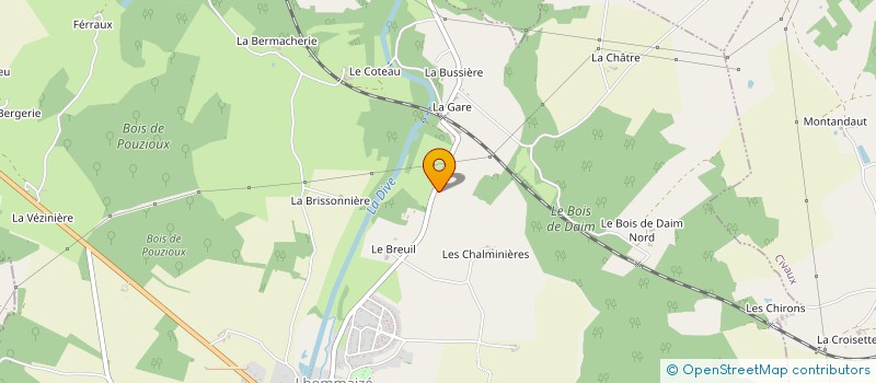 localisation de l'entreprise SCI LA DIVE DE VERRIERES à VERRIERES