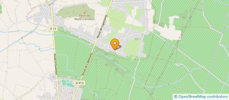 localisation de l'entreprise SCI LA DOLCE VITA  CUXAC-D'AUDE