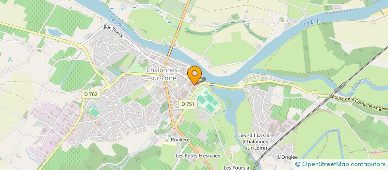 localisation de l'entreprise SCI LA DOMI  CHALONNES-SUR-LOIRE