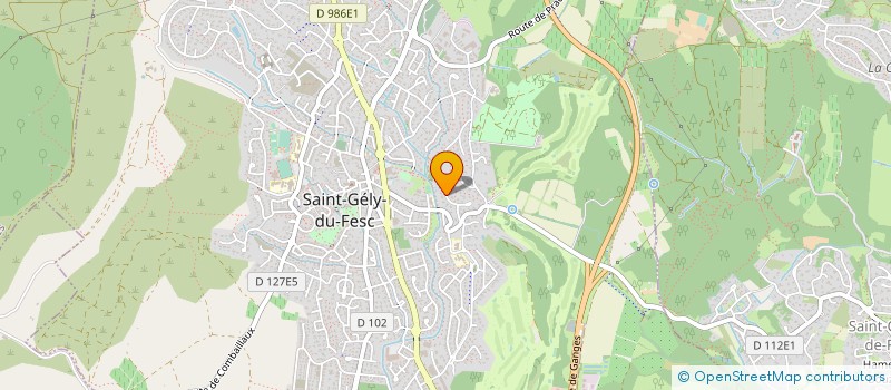 localisation de l'entreprise SCI LA DOMINICAINE  SAINT-GELY-DU-FESC