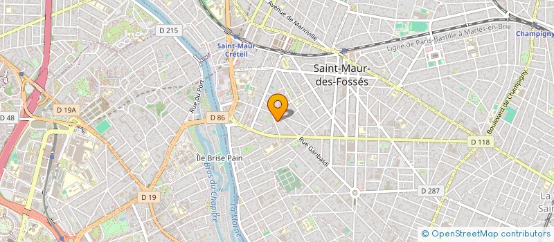 localisation de l'entreprise SCI LA DONATIENNE à SAINT-MAUR-DES-FOSSES