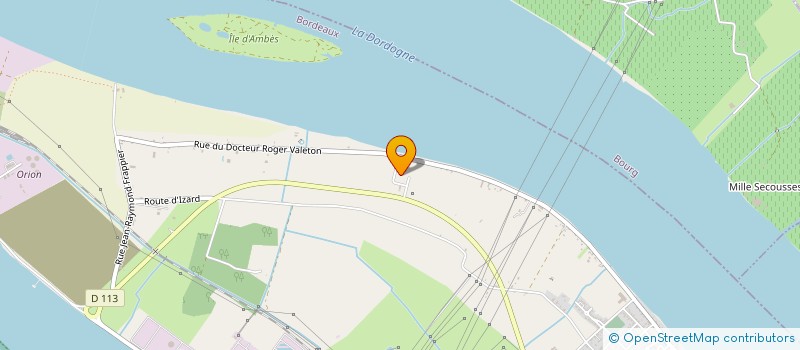 localisation de l'entreprise SCI LA DONE  AMBES