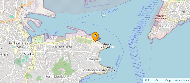 localisation de l'entreprise SCI LA DONUS à LA SEYNE-SUR-MER