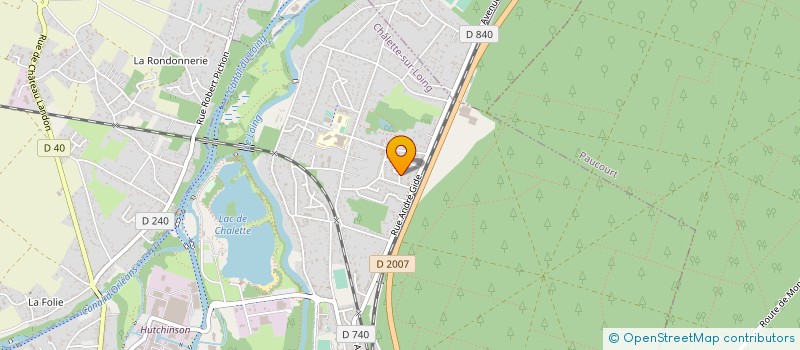 localisation de l'entreprise SCI LA DORDIVOISE à CHALETTE-SUR-LOING