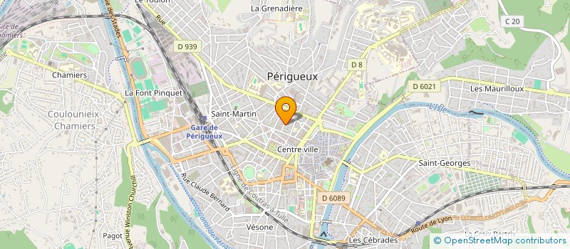 localisation de l'entreprise SCI LA DORDOGNE SIORAC à PERIGUEUX