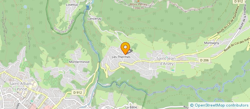 localisation de l'entreprise SCI LA DORIA  SAINT-JEAN-D'ARVEY