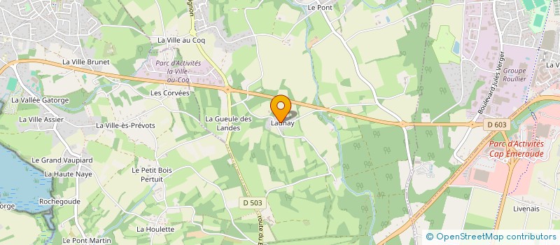 localisation de l'entreprise SCI LA DORIA  SAINT-LUNAIRE