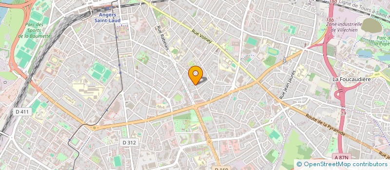 localisation de l'entreprise SCI LA DORINIERE à ANGERS