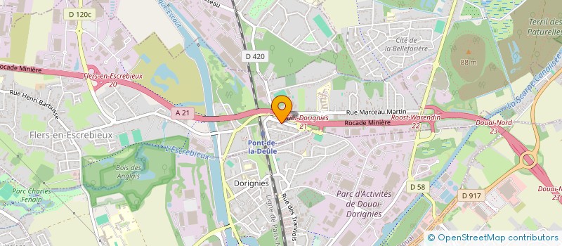 localisation de l'entreprise SCI LA DOUAISIENNE  FLERS-EN-ESCREBIEUX