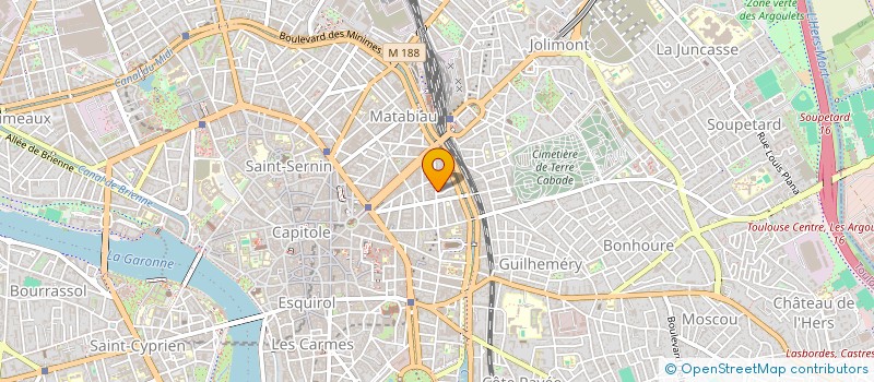 localisation de l'entreprise SCI LA DOUCE  TOULOUSE