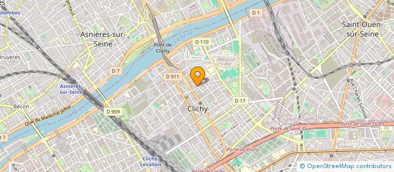 localisation de l'entreprise SCI LA DOUCE FERME à CLICHY
