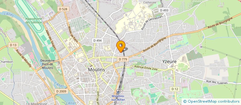 localisation de l'entreprise SCI LA DOUCE IMMOBILIERE à MOULINS