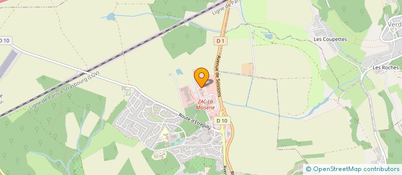 localisation de l'entreprise SCI LA DOULFOG à CHATEAU-THIERRY