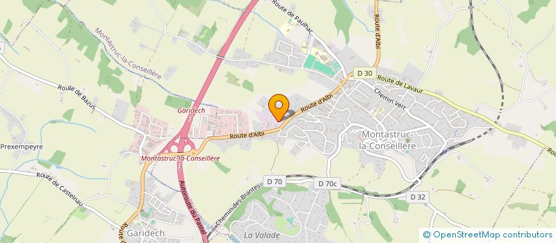 localisation de l'entreprise SCI LA DOURDENNE 4ABC  GARIDECH