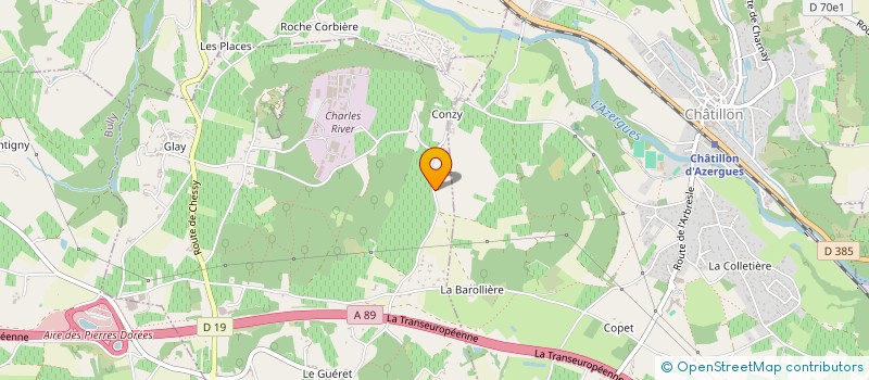 localisation de l'entreprise SCI LA DOUVE  SAINT-GERMAIN-NUELLES