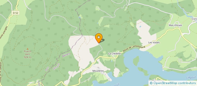 localisation de l'entreprise SCI LA DOUVIERE  LA SALVETAT-SUR-AGOUT