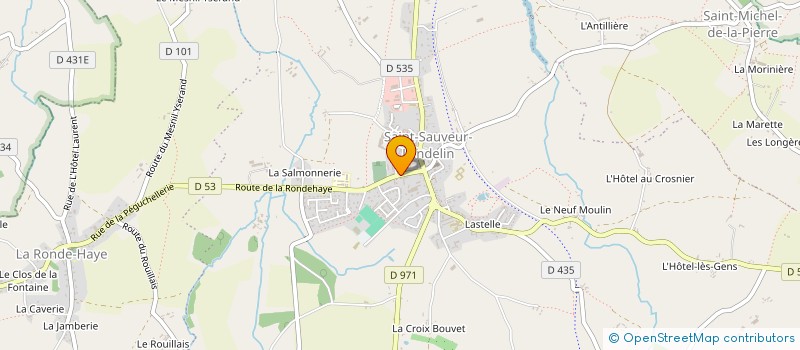 localisation de l'entreprise SCI LA DOUVILLERIE à SAINT-SAUVEUR-VILLAGES