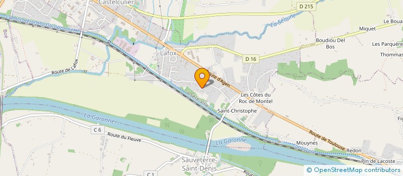 localisation de l'entreprise SCI LA DOUZE  LAFOX