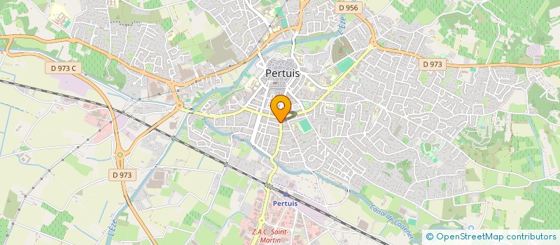 localisation de l'entreprise SCI LA DRAILLE  PERTUIS