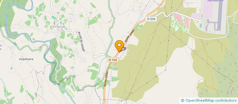 localisation de l'entreprise SCI LA DRAILLE  VALLON-PONT-D'ARC