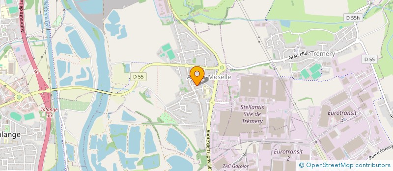 localisation de l'entreprise SCI LA DRAM  AY-SUR-MOSELLE