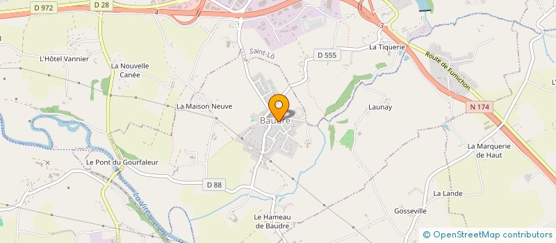 localisation de l'entreprise SCI LA DRUANCE  BAUDRE