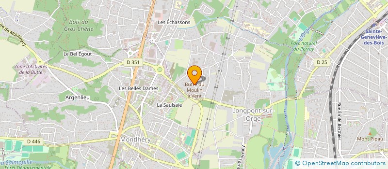 localisation de l'entreprise SCI LA DRYADE  LEUVILLE-SUR-ORGE