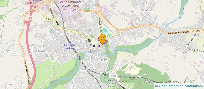 localisation de l'entreprise SCI LA DRYADE  LA ROCHE-SUR-FORON