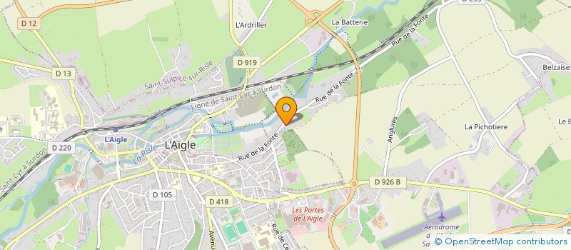 localisation de l'entreprise SCI LA DS à SAINT-SULPICE-SUR-RISLE