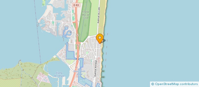 localisation de l'entreprise SCI LA DUCANE  LE BARCARES