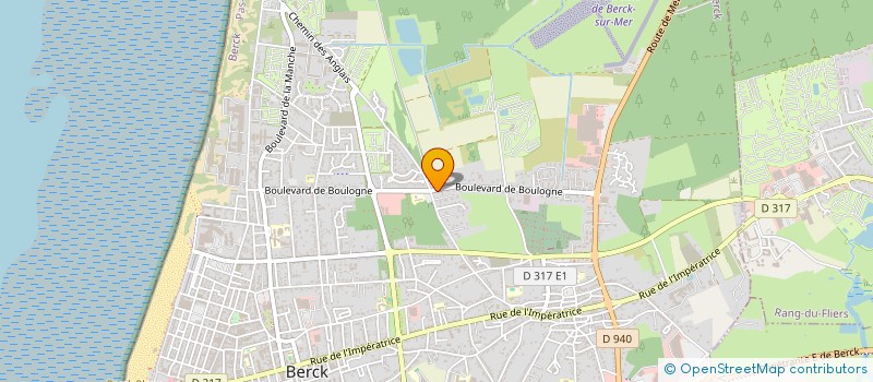 localisation de l'entreprise SCI LA DUCHE  BERCK