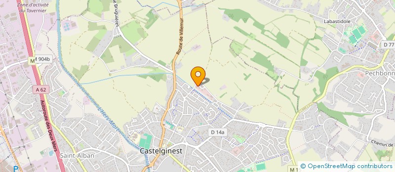 localisation de l'entreprise SCI LA DUCHESSE  CASTELGINEST