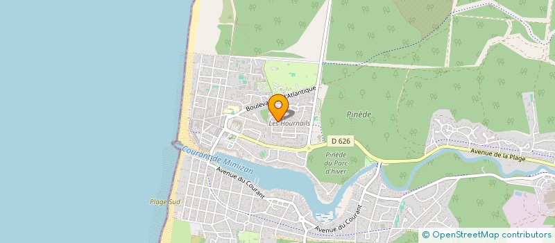 localisation de l'entreprise SCI LA DUFF  MIMIZAN