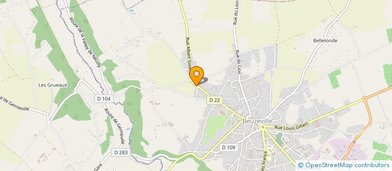 localisation de l'entreprise SCI LA DUFOURERIE  BEUZEVILLE