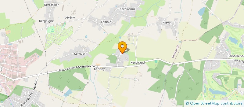 localisation de l'entreprise SCI LA DUINE  GUERANDE