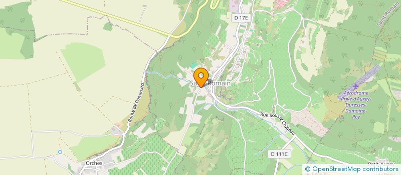 localisation de l'entreprise SCI LA DUNE 3 A  SAINT-ROMAIN