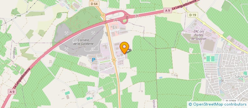 localisation de l'entreprise SCI LA DUNE  VENDRES