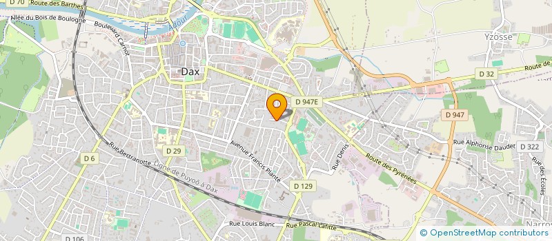 localisation de l'entreprise SCI LA DUNE à DAX